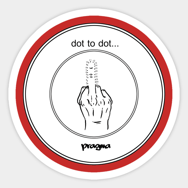 Dot to dot Sticker by Pragma